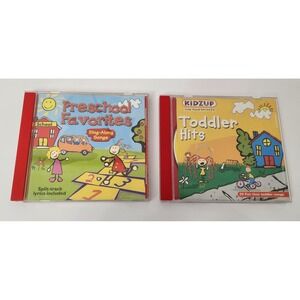 KIDZUP‎ Preschool Favorites Toddler Hits Sing Along Songs CD Set Music Vtg